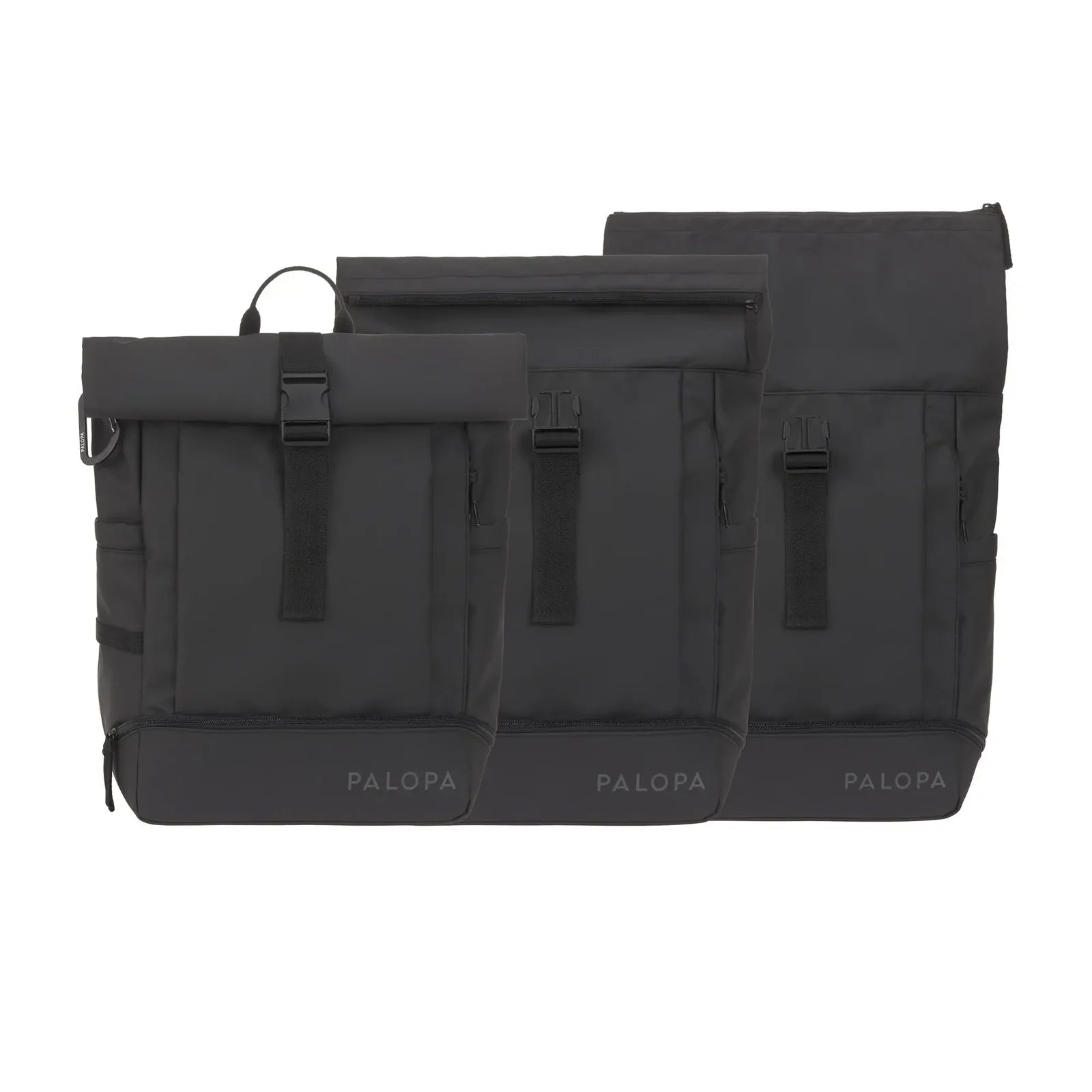 Palopa Rolltop Rucksack Yoska, Schwarz