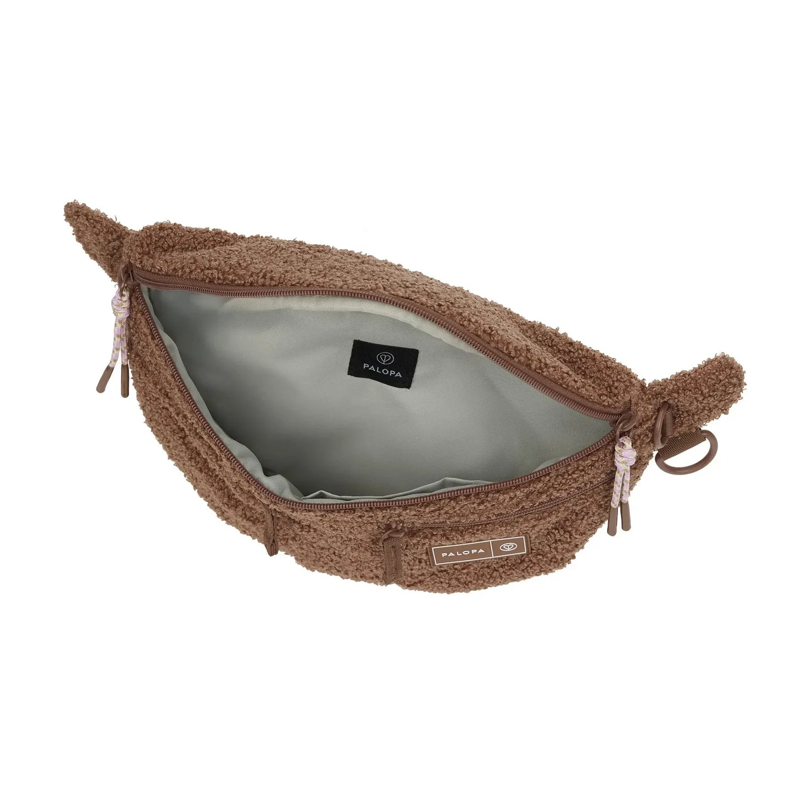 Leckerlitasche Emma von Palopa Teddy-Fleece Braun