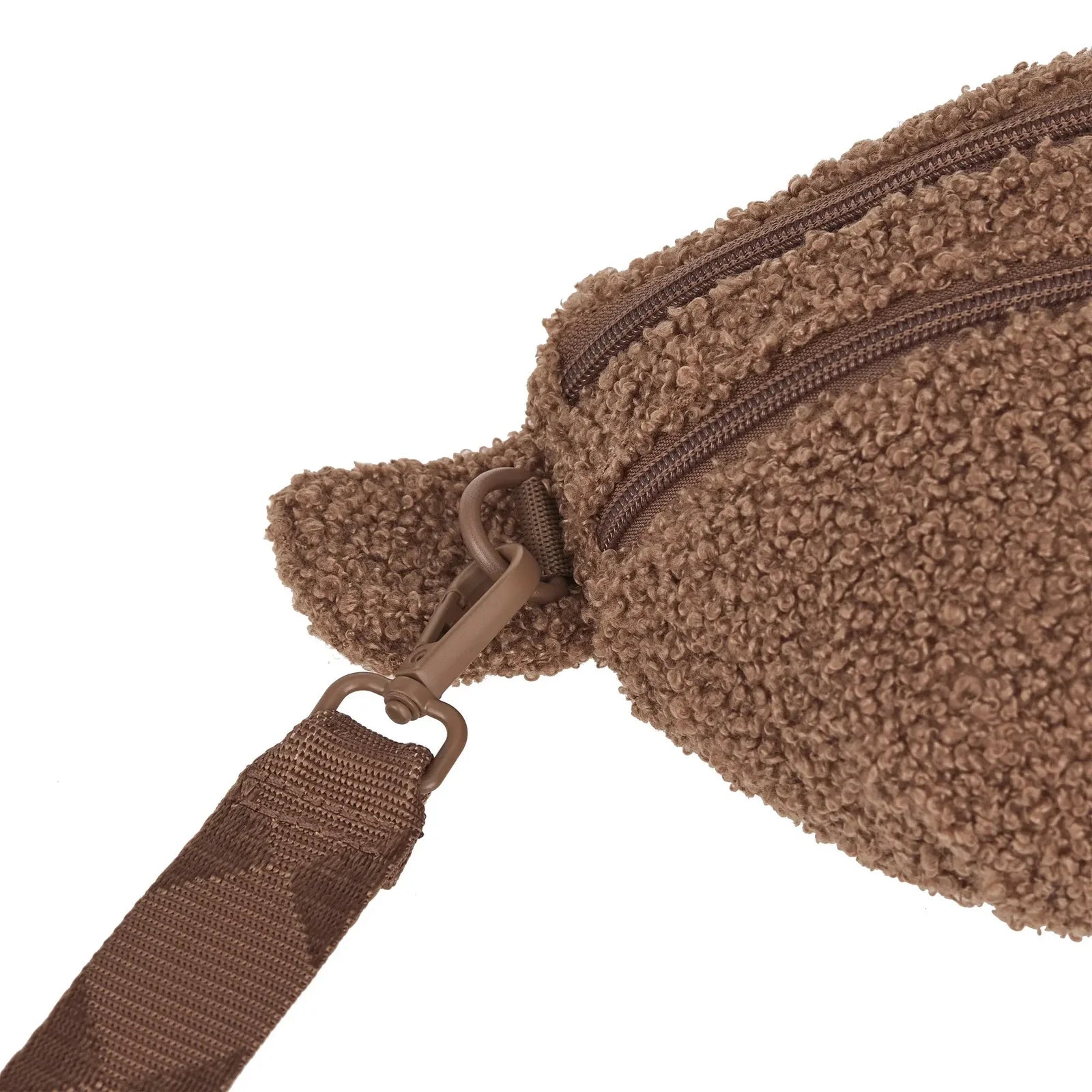 Leckerlitasche Emma von Palopa Teddy-Fleece Braun
