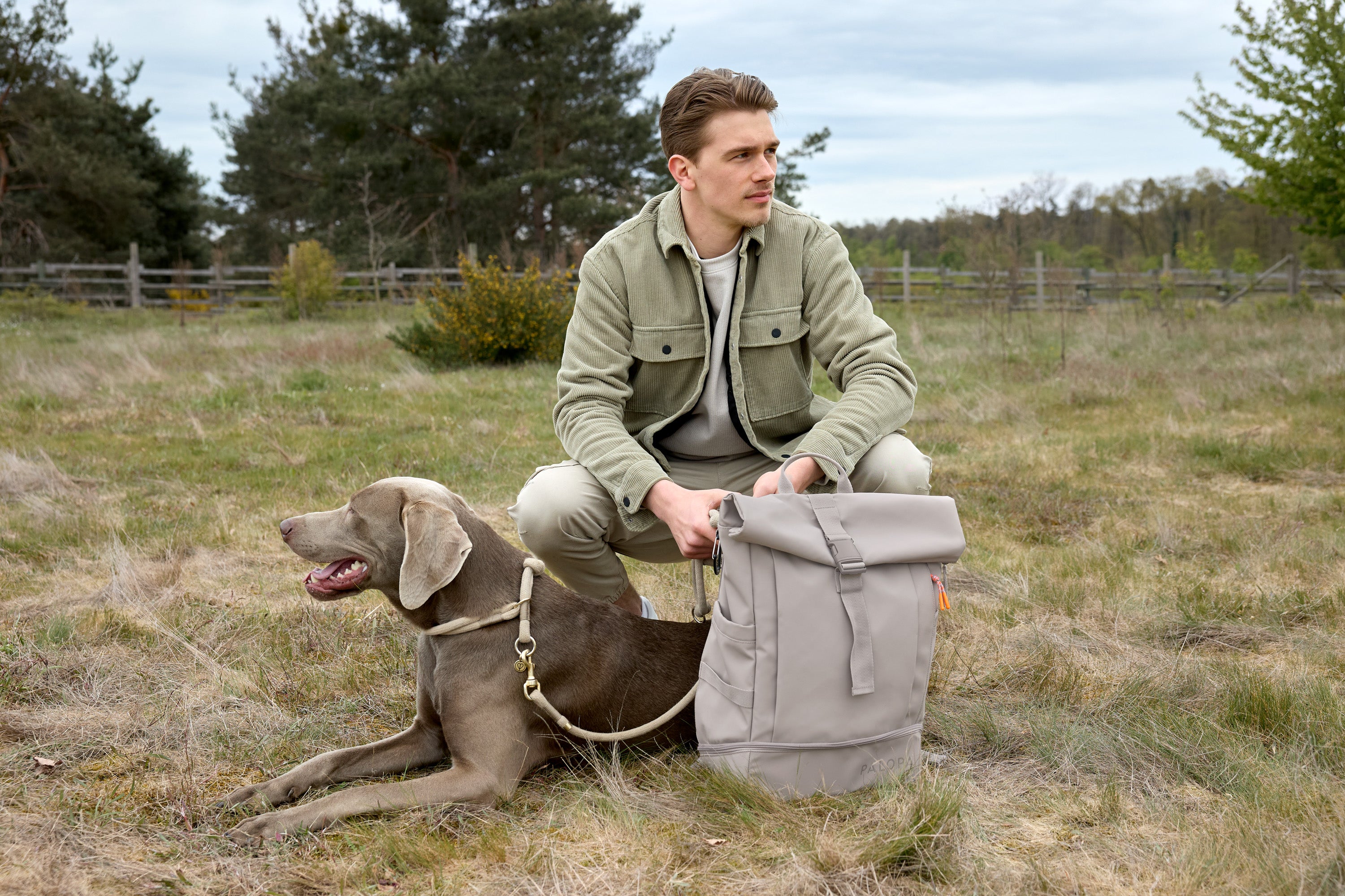 Palopa Rolltop Rucksack Yoska, Taupe