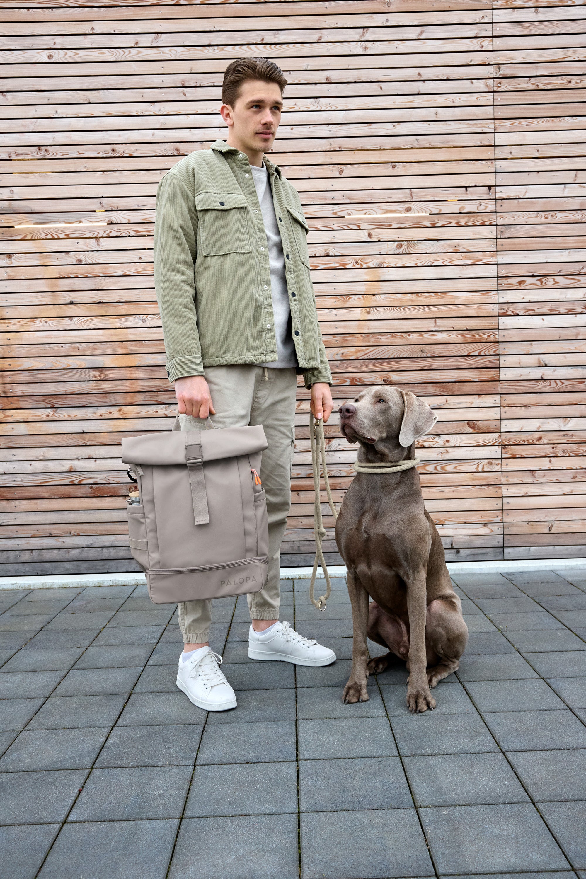 Palopa Rolltop Rucksack Yoska, Taupe