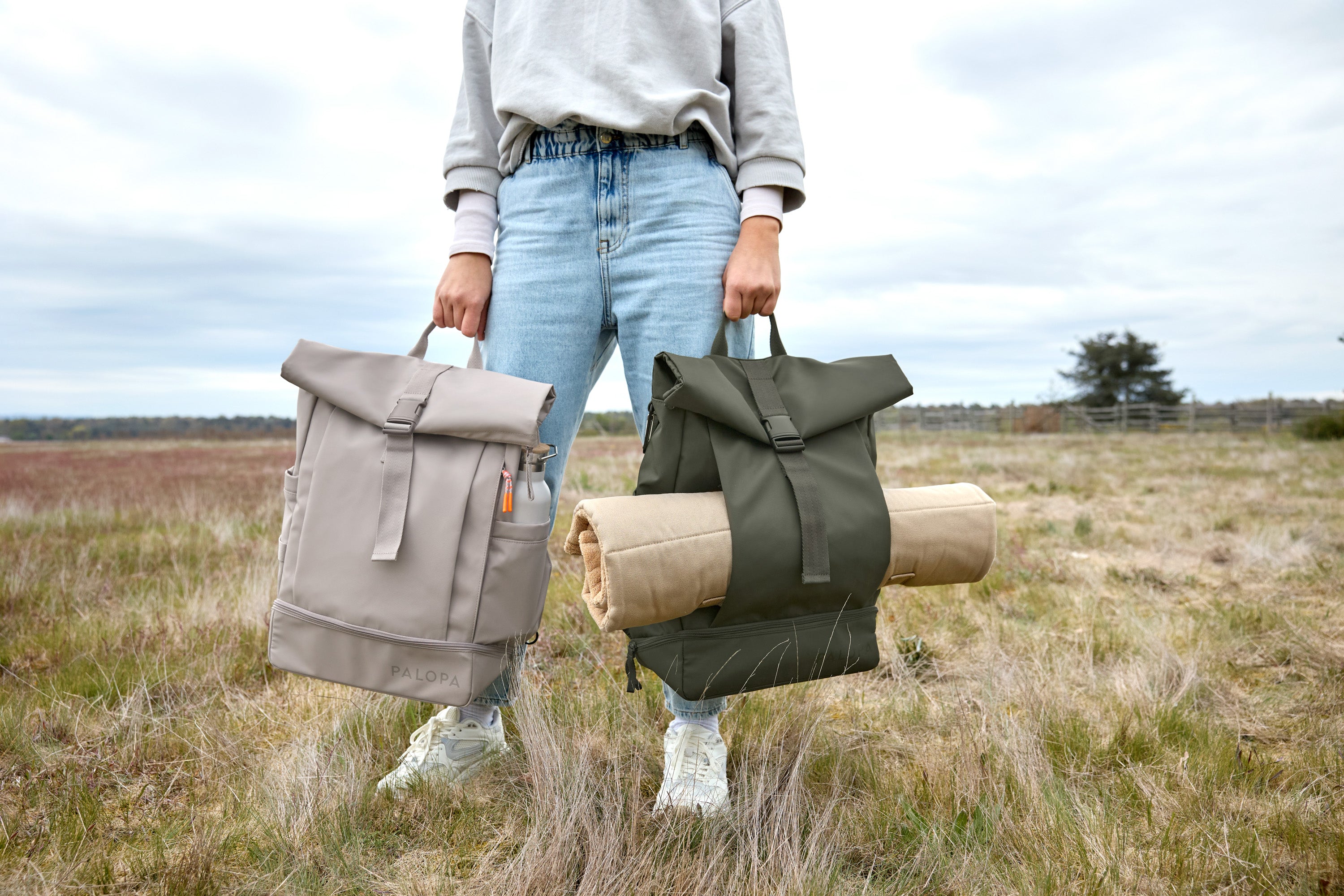 Palopa Rolltop Rucksack Yoska, Taupe