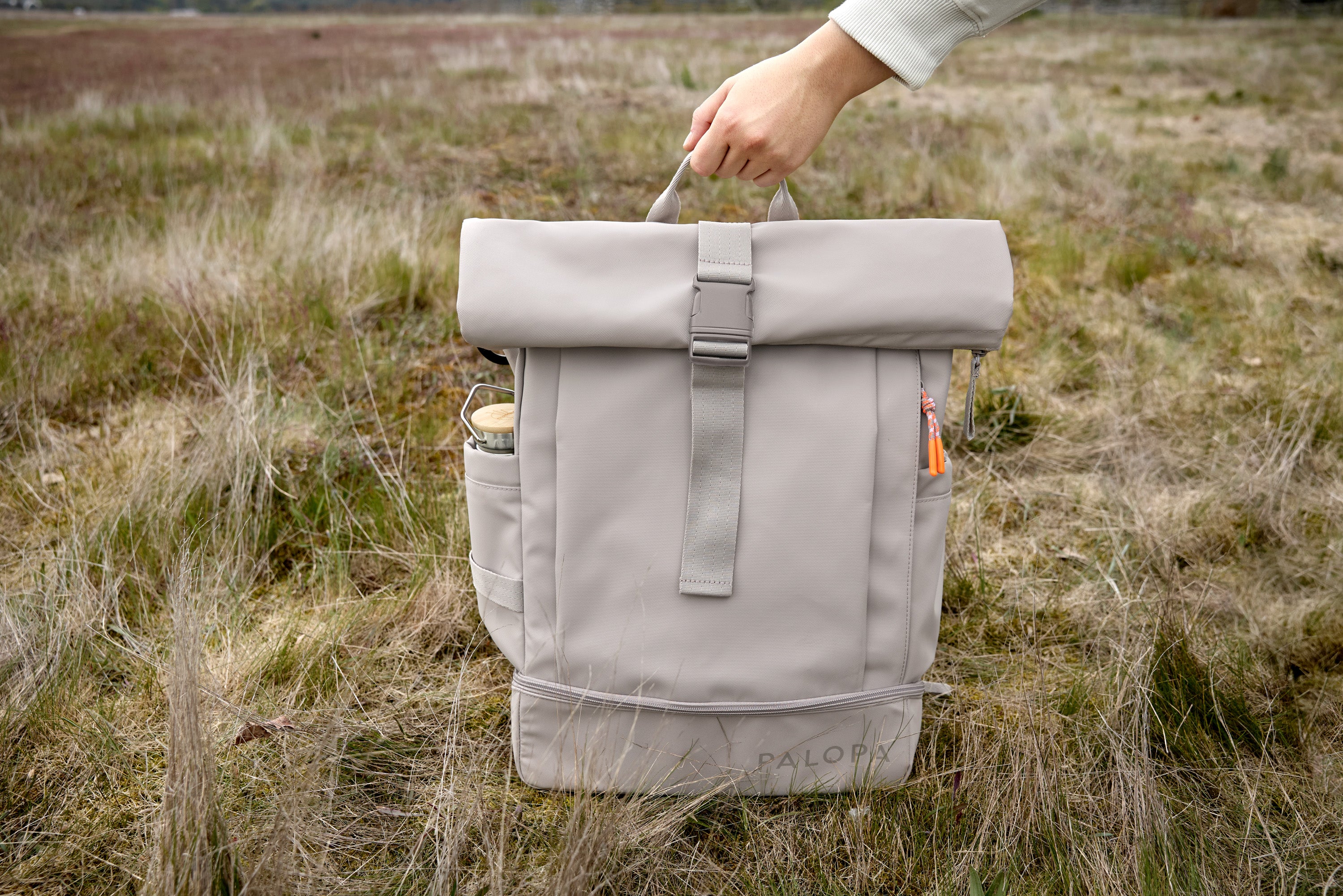 Palopa Rolltop Rucksack Yoska, Taupe