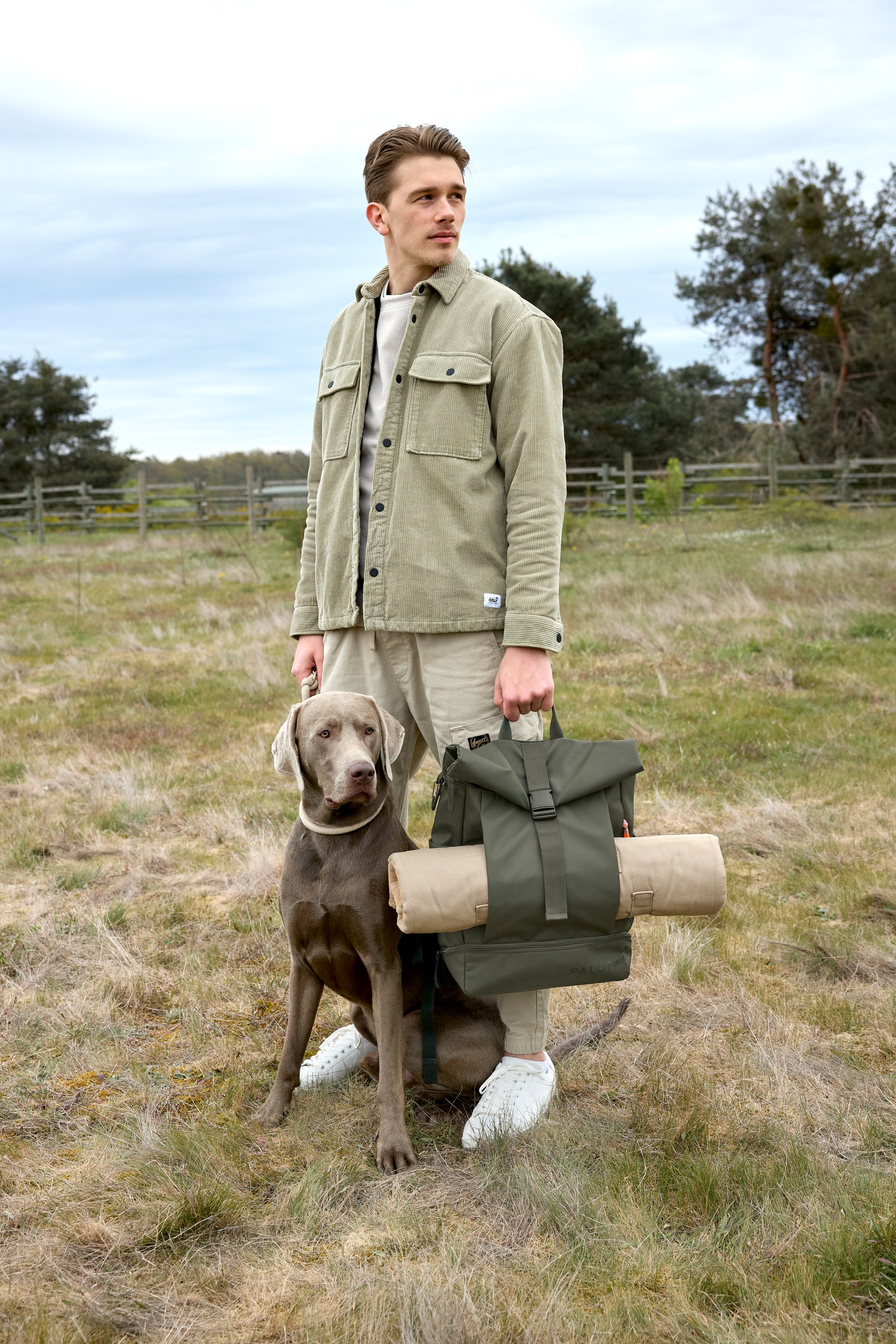 Palopa Rolltop Rucksack Yoska, Dunkelgrün