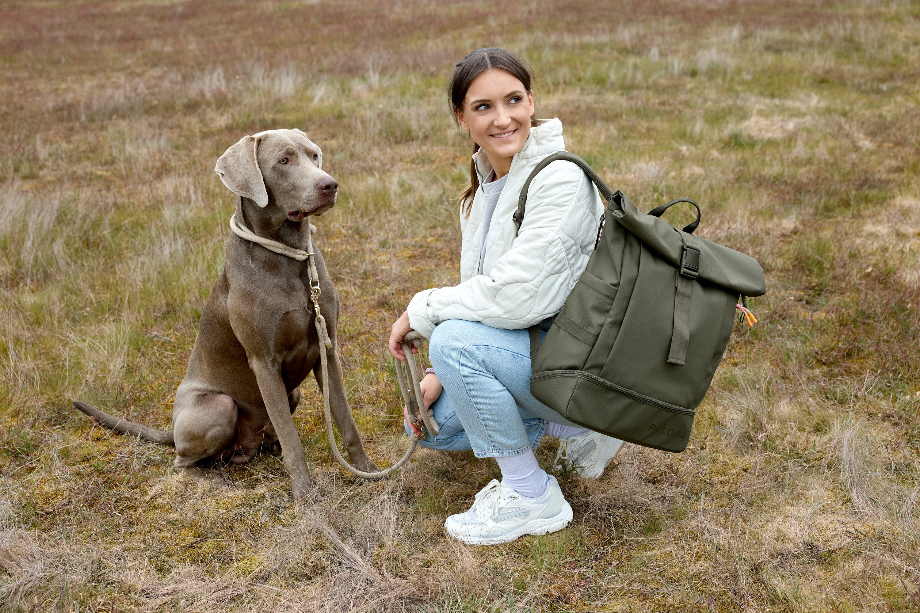Palopa Rolltop Rucksack Yoska, Dunkelgrün