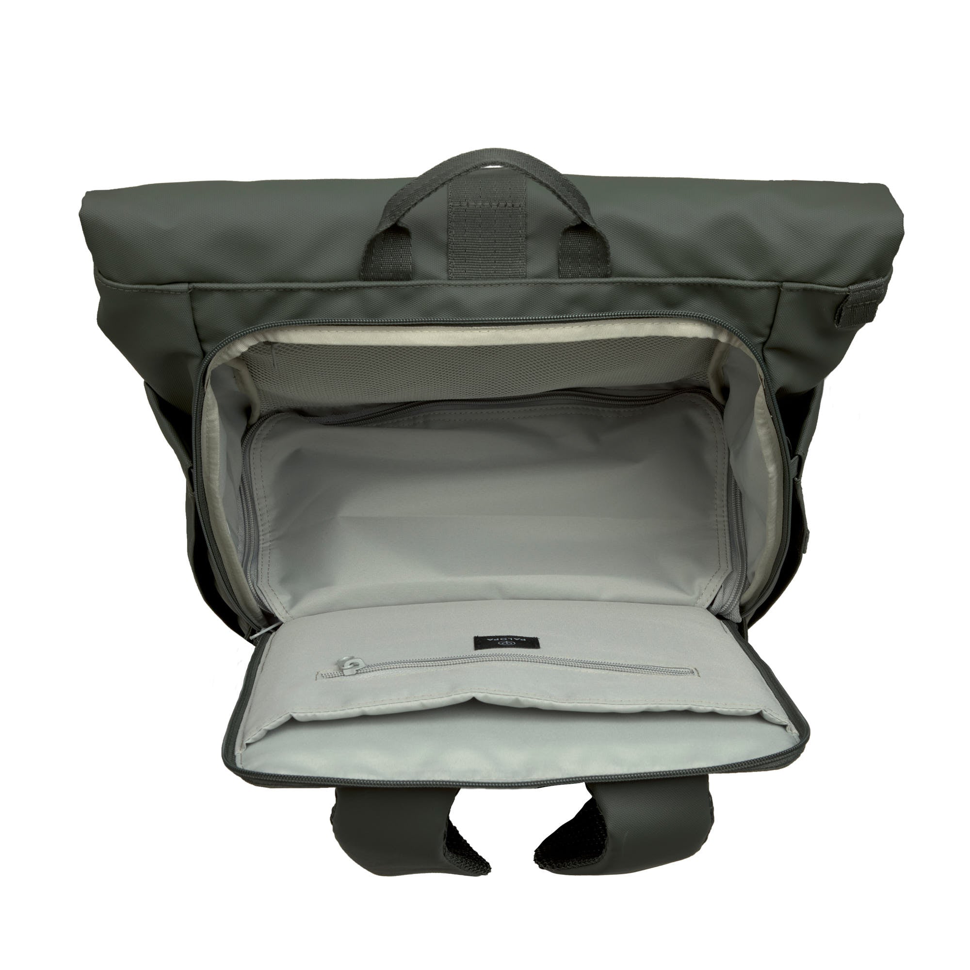Palopa Rolltop Rucksack Yoska, Dunkelgrün