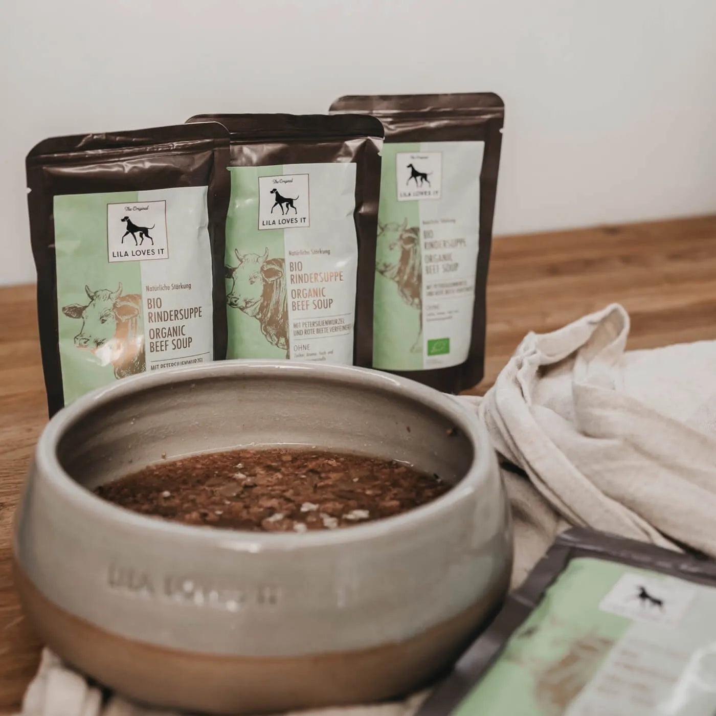 LILA LOVES IT Bio-Rindersuppe