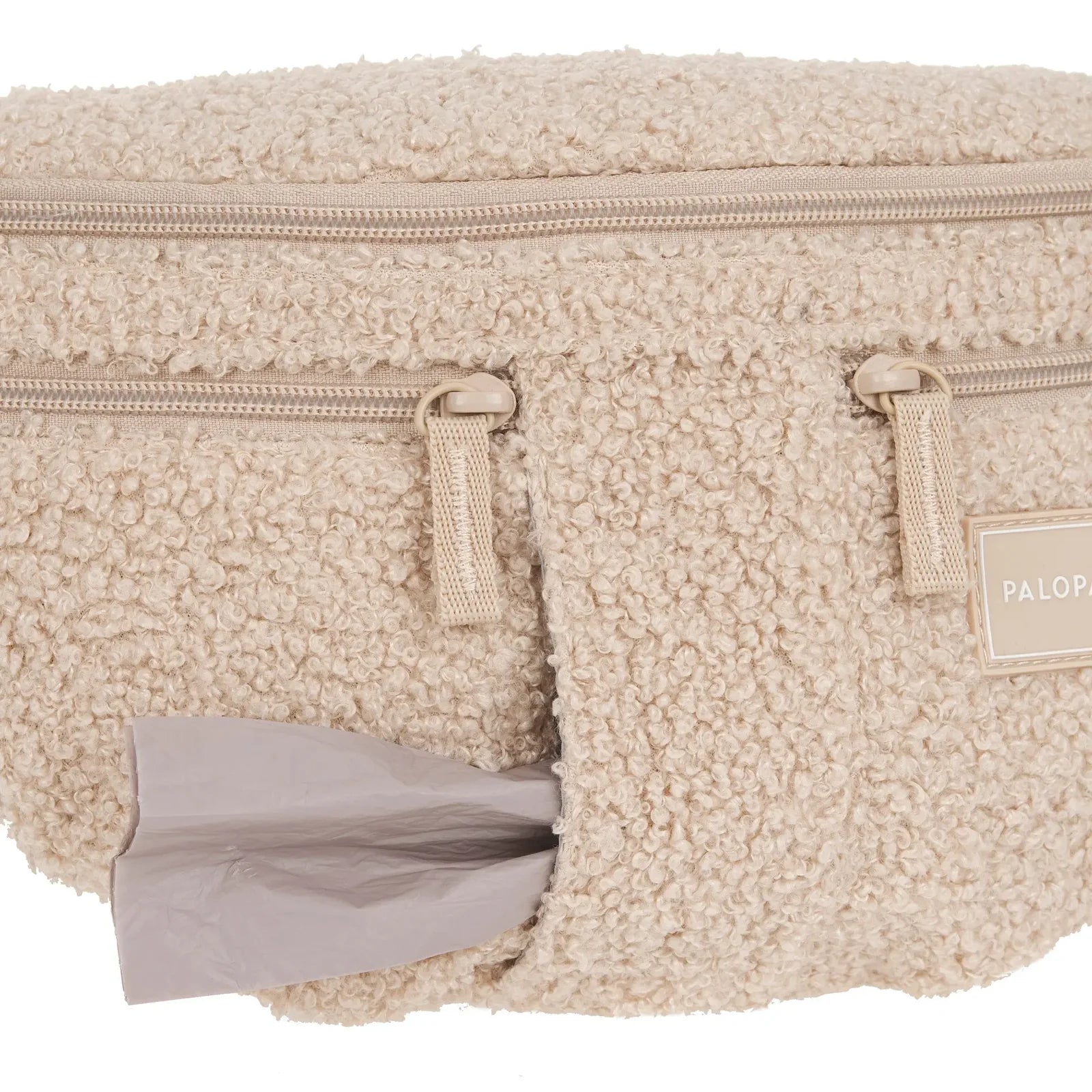 Leckerlitasche Emma von Palopa Teddy-Fleece Beige