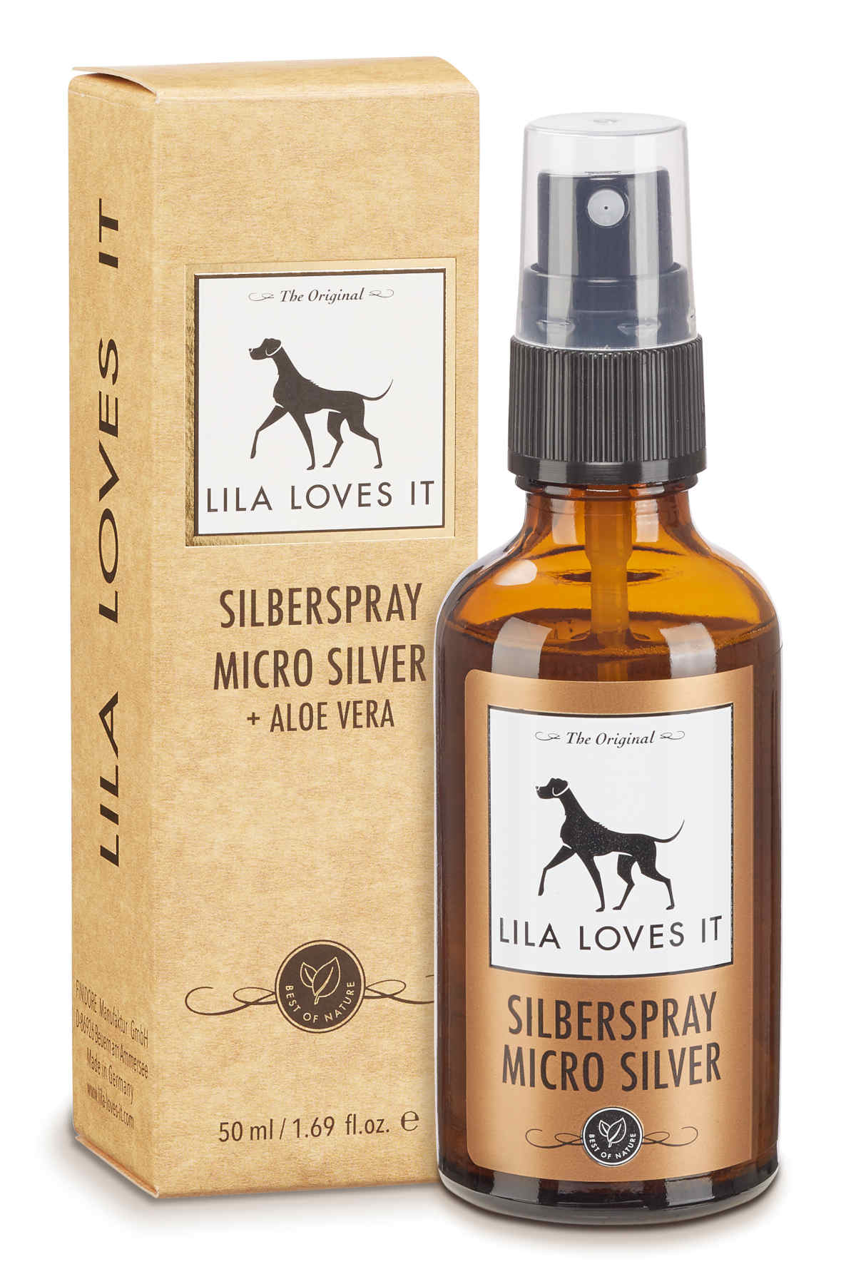 LILA LOVES IT Silber Spray + Aloe Vera