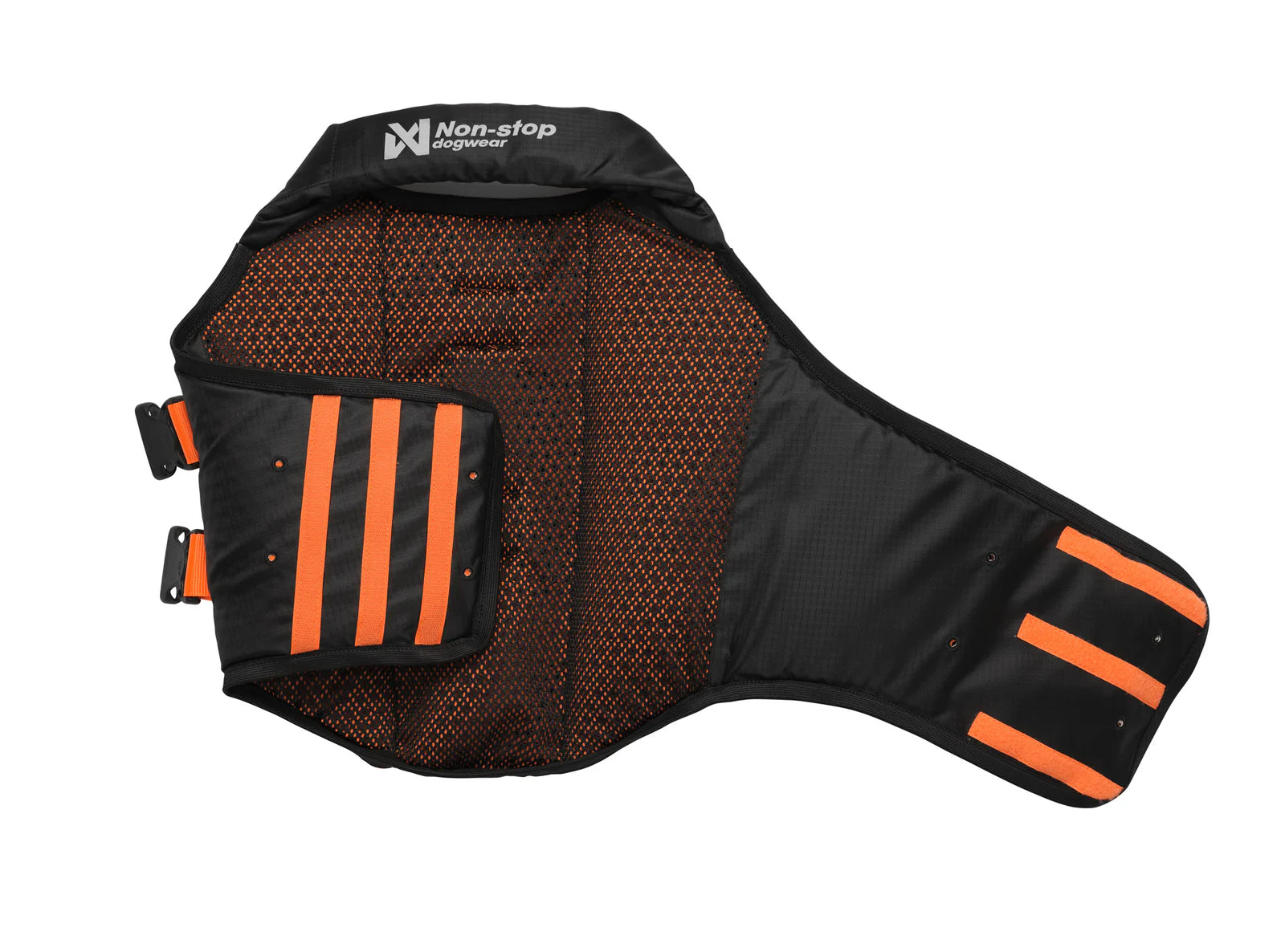 Schwimmweste Protector Life Jacket von Non - stop dogwear Farbe black/orange