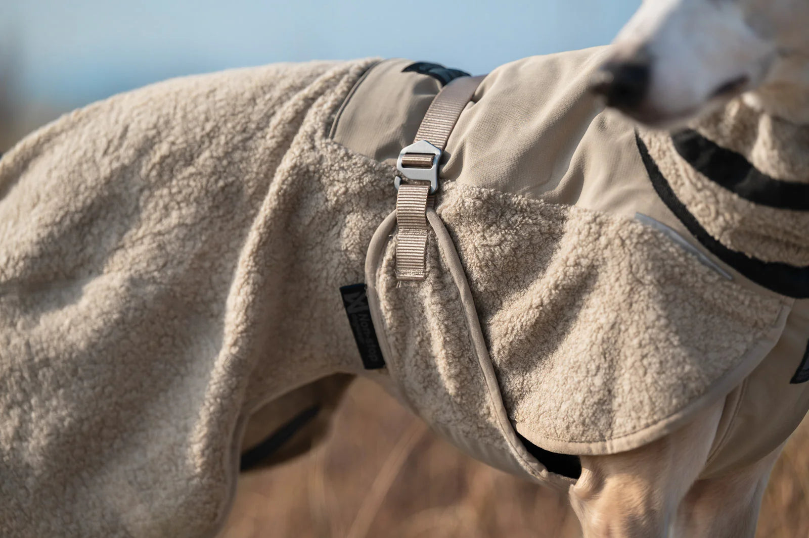 Wool Dog Jacket Sand
