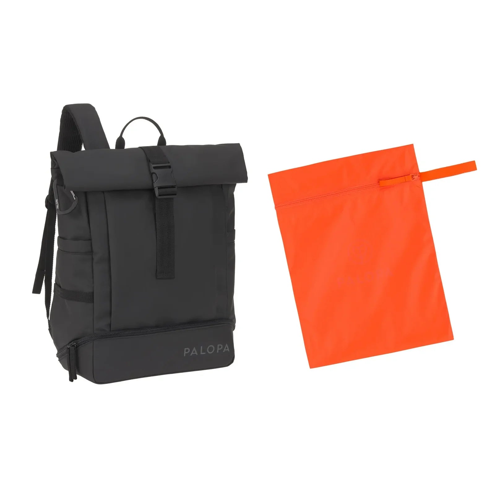 Palopa Rolltop Rucksack Yoska, Schwarz