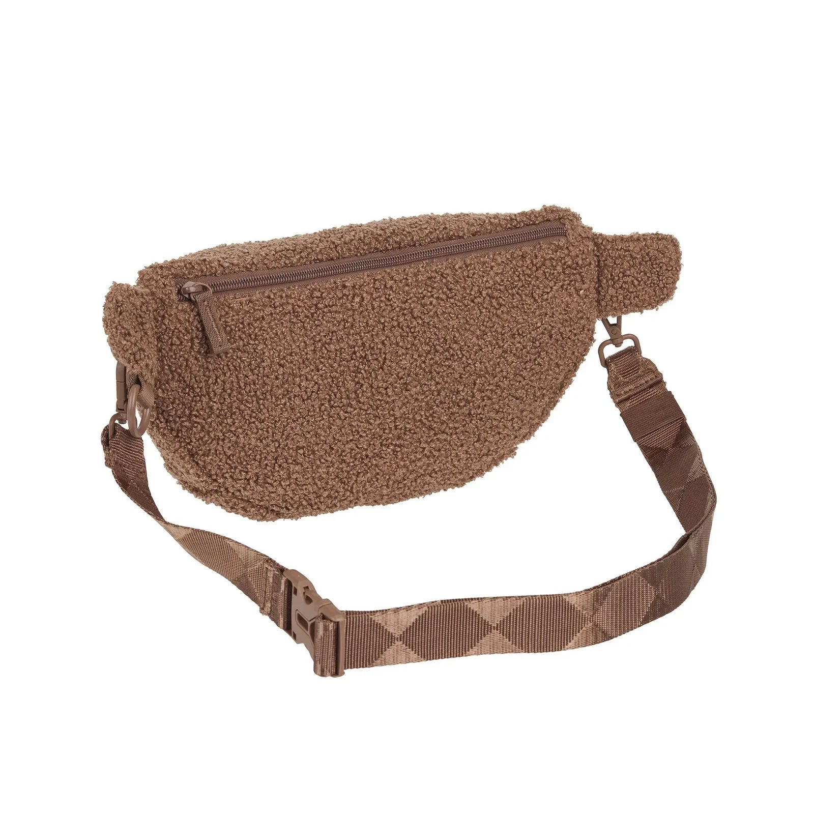 Leckerlitasche Emma von Palopa Teddy-Fleece Braun