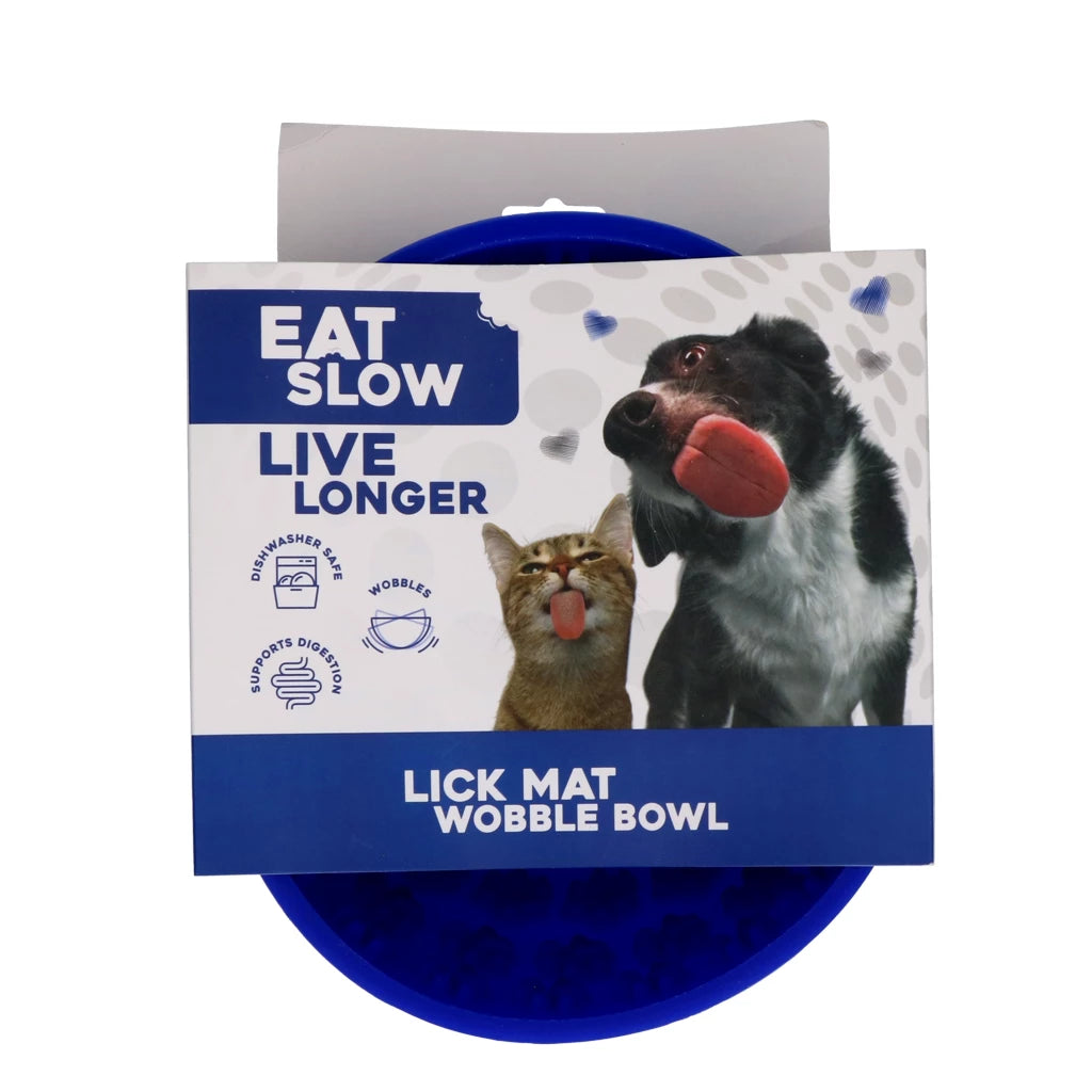 Eat Slow Live Longer Lick Mat Wobble Bowl