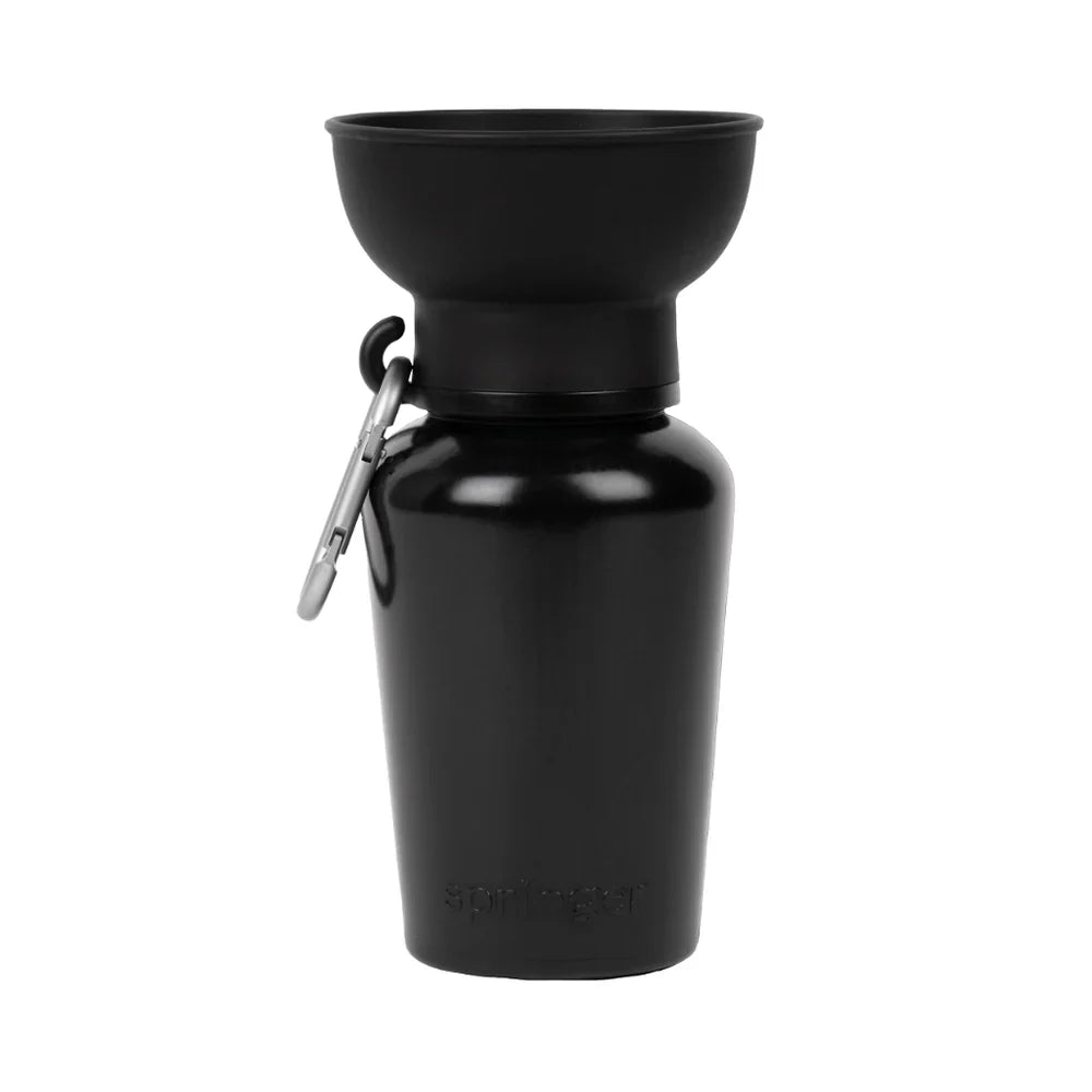 Springer Reisetrinkflasche Flip, 590ml Schwarz