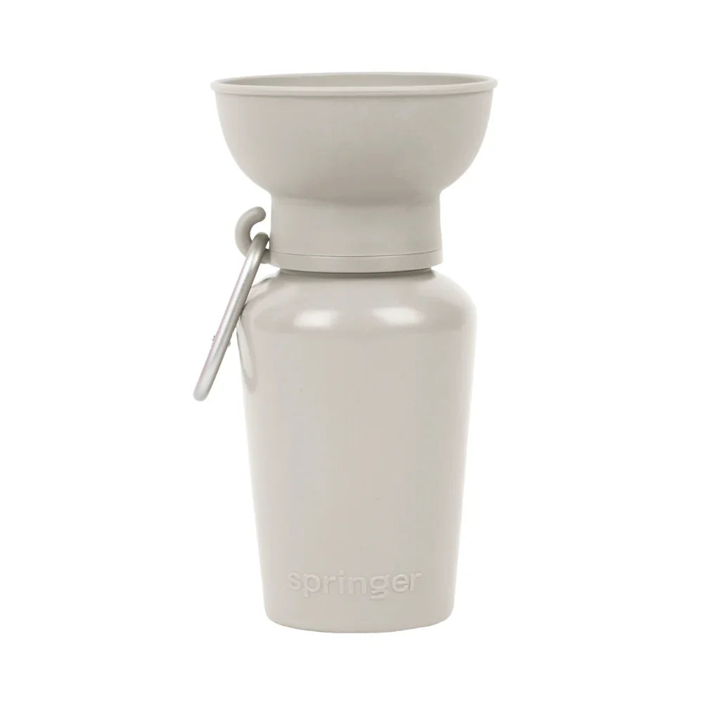Springer Reisetrinkflasche Flip, 590ml Nude