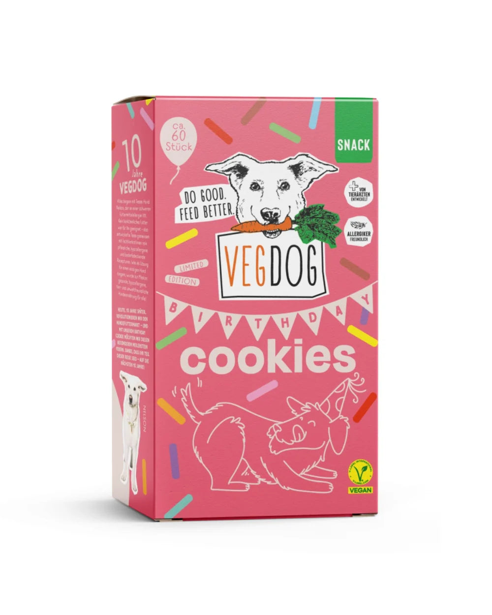 VEGDOG BIRTHDAY COOKIES
