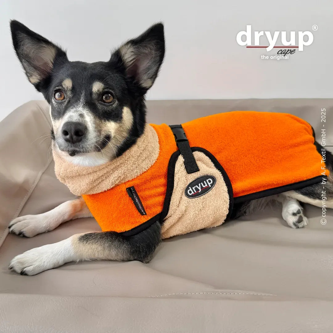 Dryup® Cape Mini Color Blocking Clementine-Sand von Actionfactory