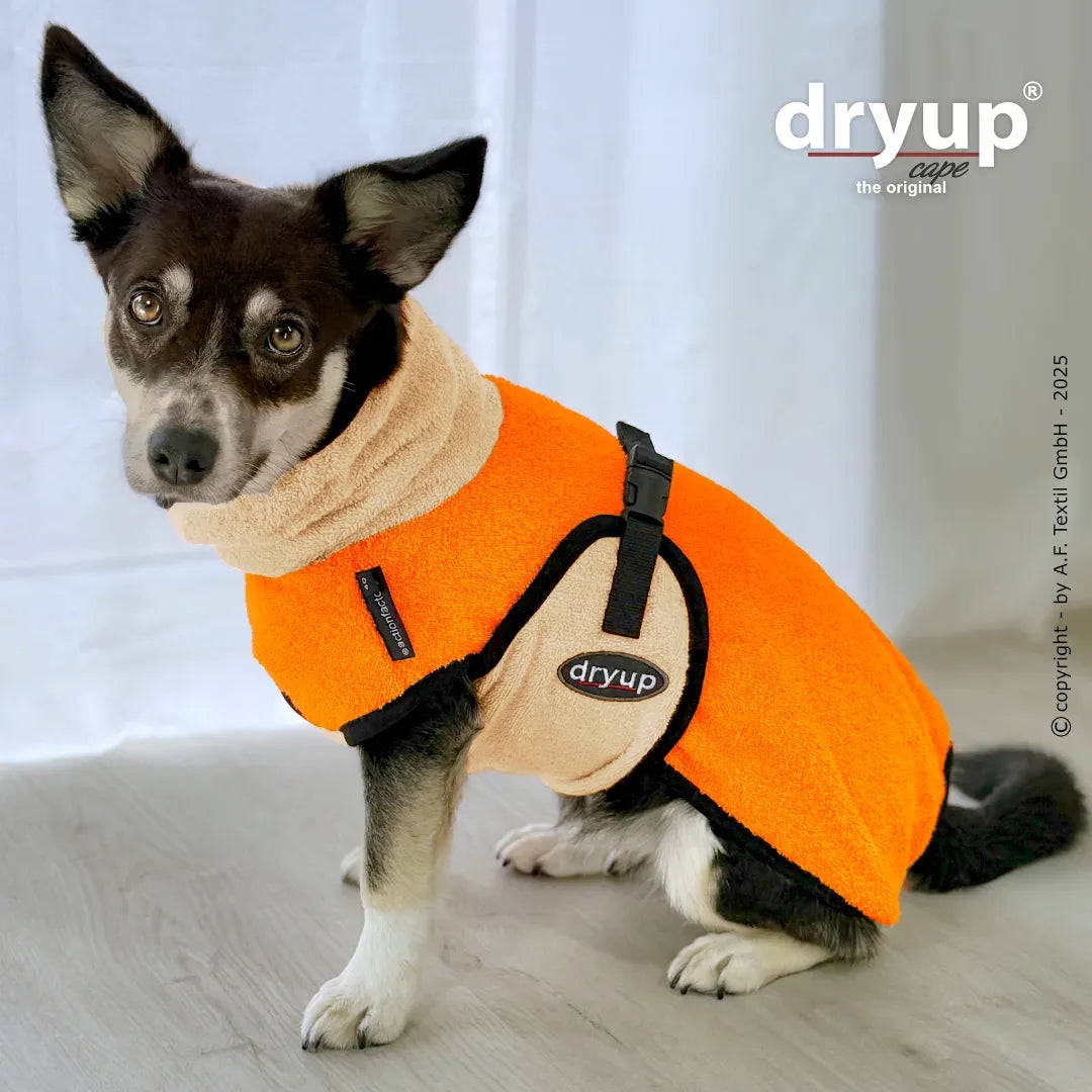 Dryup® Cape Mini Color Blocking Clementine-Sand von Actionfactory