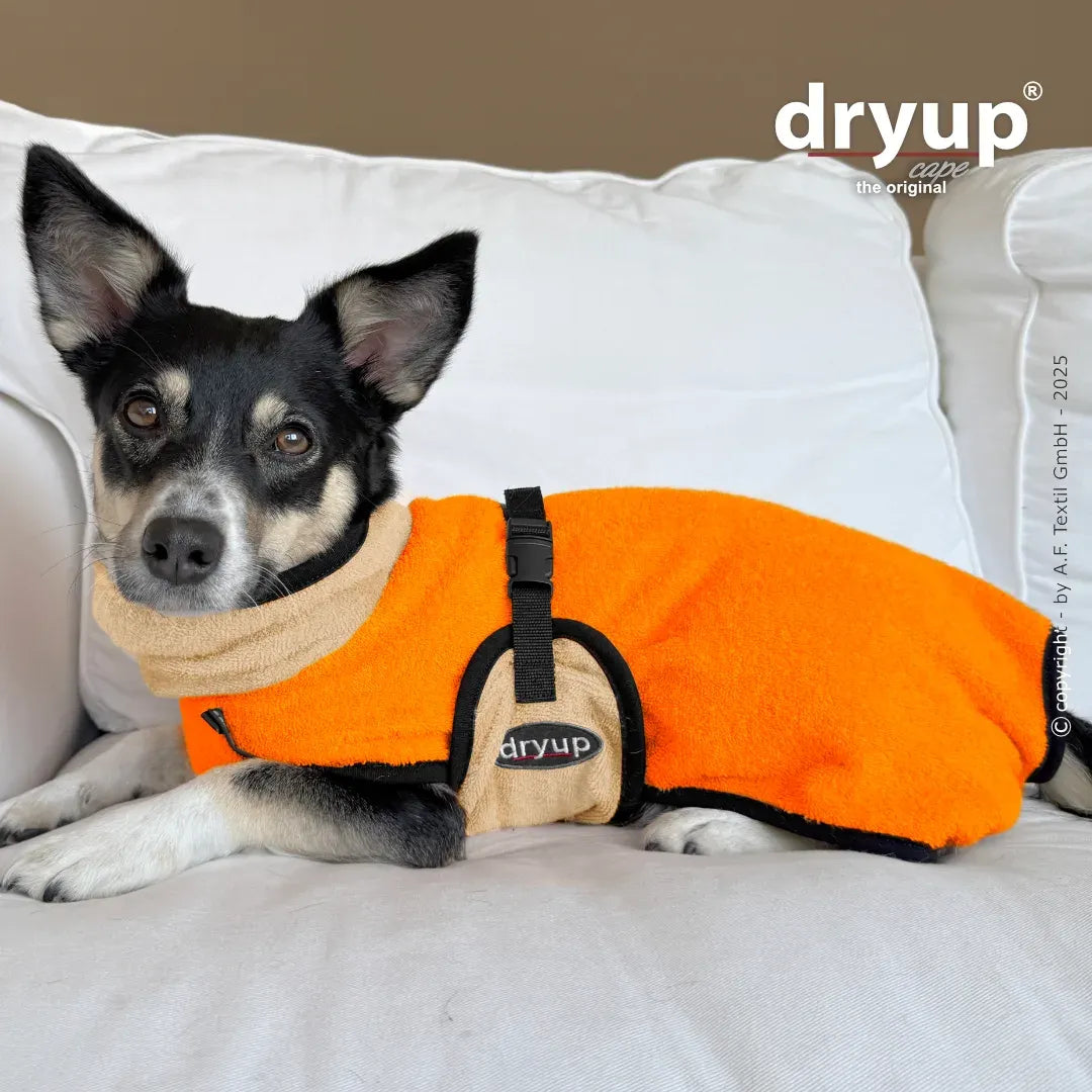 Dryup® Cape Mini Color Blocking Clementine-Sand von Actionfactory