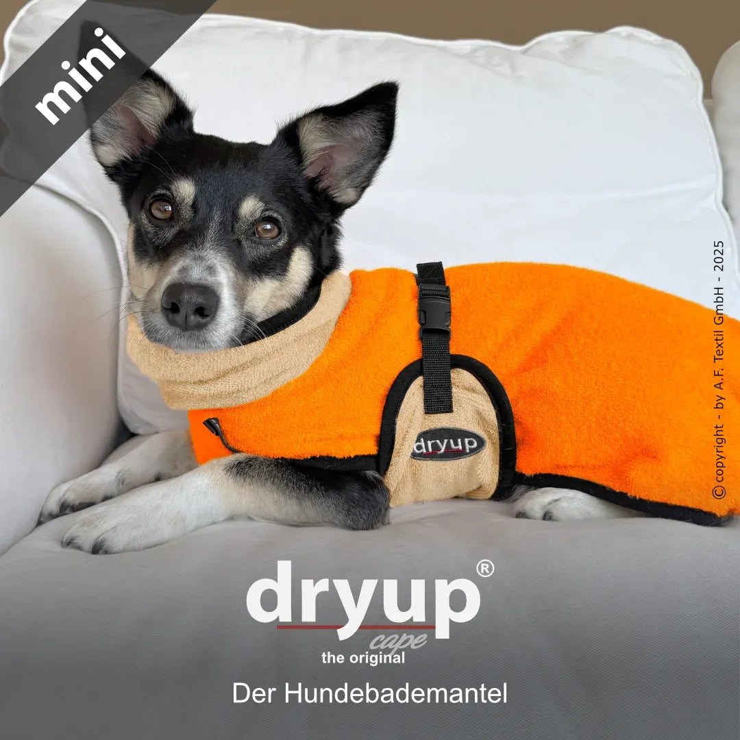 Dryup® Cape Mini Color Blocking Clementine-Sand von Actionfactory