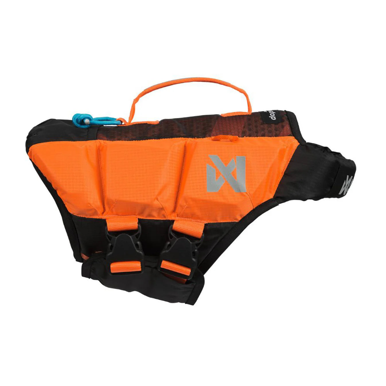 Schwimmweste Protector Life Jacket von Non - stop dogwear Farbe black/orange